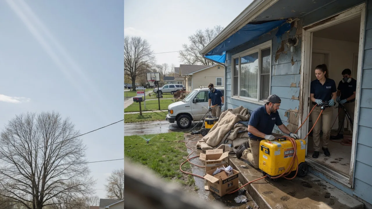 Basement Flood Cleanup in Concord, IL near me